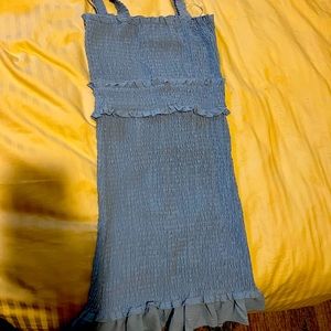 Baby blue bodycon dress